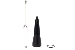 独立接地聚弹簧车载天线，2 dBi，144至174 MHz，NMO底座连接器