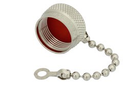 N Male Non-Shorting Dust Cap with 2.9 Inch Chain