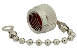 TNC Male Non-Shorting Dust Cap With 2.9 Inch Chain