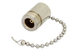 2 Watt RF Load with Chain Up to 18 GHz with N Female Nickel Plated Brass