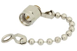 SMA Male Shorting Dust Cap With 2.5 Inch Chain