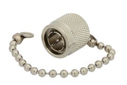 TNC Male Shorting Dust Cap With 4 Inch Chain