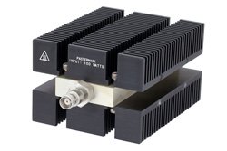 高功率100瓦射频负载，最高工作频率为8 GHz，TNC母头