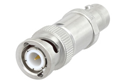 2 Watt Feed-Thru Load Up to 1,000 MHz with BNC Male to Female Tri-Metal Plated Brass