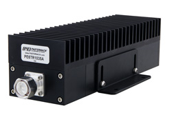 High Power 100 Watt RF Load Up to 2.7 GHz with 4.3-10 Male Black Anodized Aluminum