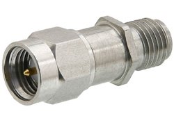 5 dB Fixed Attenuator, SMA Male to SMA Female Passivated Stainless Steel Body Rated to 2 Watts Up to 3 GHz