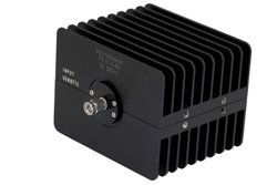 20 dB Fixed Attenuator, SMA Male to SMA Female Directional Black Anodized Aluminum Heatsink Body Rated to 50 Watts Up to 18 GHz