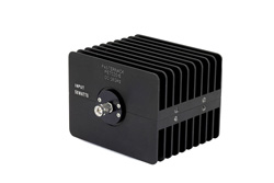 6 dB Fixed Attenuator, SMA Male to SMA Female Directional Black Anodized Aluminum Heatsink Body Rated to 50 Watts Up to 18 GHz