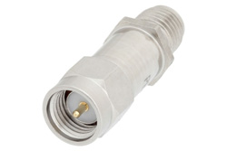 3 dB Fixed Attenuator, SMA Male to SMA Female Passivated Stainless Steel Body Rated to 2 Watts Up to 18 GHz