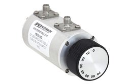 0 to 70 dB Rotary Step Attenuator, SMA Female to SMA Female With 10 dB Step Rated to 2 Watts Up to 2.2 GHz