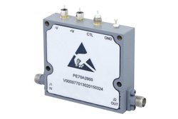 0至60 dB电压可变衰减器，PIN二极管，500 MHz至18 GHz，额定功率达0.1瓦，SMA