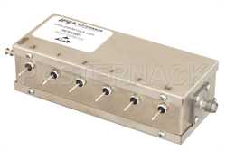 6 Bit继电器控制可编程衰减器，31.5 dB，DC~1,000 MHz，步进0.5 dB，+12V，SMA母头