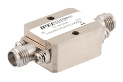 正斜率均衡器，1 GHz~18 GHz，固定均衡值8 dB， 损耗1.5 dB， Pin 最大值+30 dBm，现场可更换连接器，SMA