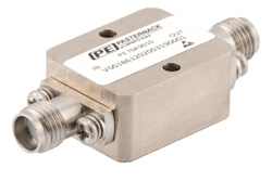 正斜率均衡器，6 GHz~18 GHz，固定均衡值2 dB， 损耗1.5 dB， Pin 最大值+30 dBm，现场可更换连接器，SMA