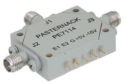 SMA SPDT PIN Diode Switch Operating From 2 GHz to 4 GHz Up To +30 dBm