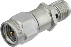 4 dB Fixed Attenuator, SMA Male to SMA Female Brass Tri-Metal Body Rated to 1 Watt Up to 2 GHz