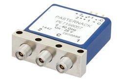 SPDT Electromechanical Relay Latching Switch, DC to 40 GHz, up to 80W, 28V Indicators, Self Cut Off, 2.92mm