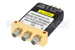 单刀双掷机电继电器开关，DC ~ 40 GHz，2.92mm，10瓦，28V，带指示器、故障保护和TTL