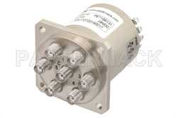 单刀六掷机电式继电器常开开关，DC ~ 22 GHz，SMA，30瓦，28V