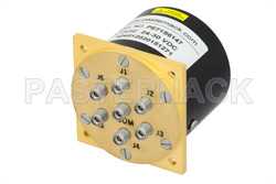 单刀六掷机电继电器开关，DC ~ 40 GHz，2.92mm，10瓦，28V，带闩锁