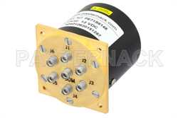 单刀六掷机电继电器开关，DC ~ 40 GHz，2.92mm，10瓦，12V，带闩锁、指示器和TTL