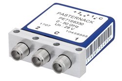 SPDT Electromechanical Relay Latching Switch, DC to 50 GHz, 28V, 2.4mm