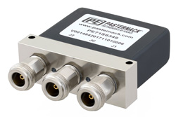 单刀双掷机电继电器闩锁开关，DC~12 GHz，高达 600W，12V，N型