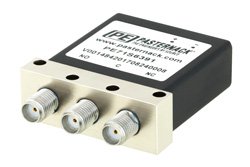 SPDT Electromechanical Relay Failsafe Switch, DC to 18 GHz, up to 90W, 28V, SMA