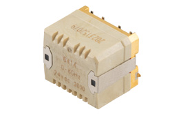 单刀双掷机电式继电器开关，闩锁，DC ~ 8 GHz，最高可达40W，24V，热切换，SMT，500万次生命周期