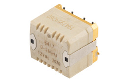 单刀双掷机电式继电器开关，闩锁，DC ~26.5 GHz，最高可达40W，12V，热切换，SMT，500万次生命周期