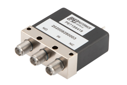 SPDT Electromechanical Relay Failsafe Switch, DC to 26.5 GHz, 90W, 28V, SMA