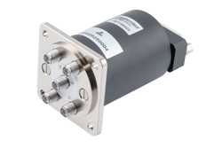 SP4T NO DC to 26.5 GHz Electro-Mechanical Relay Switch, TTL, 90W, 12V, 2M Lifecylces, Suppression Diodes, Indicators, SMA