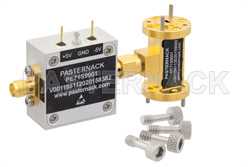 WR-12 PIN二极管单刀单掷波导开关，工作频率为60 GHz至90 GHz，E频段，带UG-387/U法兰