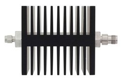 40 dB Fixed Attenuator, SMA Male To TNC Female Directional Black Anodized Aluminum Heatsink Body Rated To 50 Watts Up To 18 GHz