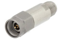 1 dB Fixed Attenuator, 2.92mm Male to 2.92mm Female Passivated Stainless Steel Body Rated to 2 Watts Up to 40 GHz