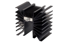 3 dB Fixed Attenuator SMA Male To SMA Male Directional Black Aluminum Heatsink Body Rated To 300 Watts Up To 3 GHz