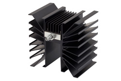 40 dB Fixed Attenuator, TNC Female To TNC Female Directional Black Aluminum Heatsink Body Rated To 300 Watts Up To 3 GHz