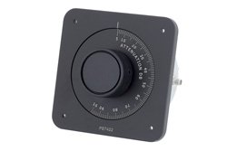5 to 95 dB Dial Continuously Variable Attenuator, SMA Female to SMA Female Rated to 5 Watts Up to 4 GHz