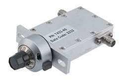0 to 40 dB Variable Attenuator, SMA Female to SMA Female Rated to 5 Watts from 7 GHz to 10 GHz