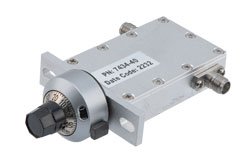 0 to 40 dB Variable Attenuator, SMA Female to SMA Female Rated to 5 Watts from 8 GHz to 12.4 GHz