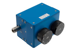 0 to 69dB Rotary Step Attenuator, N-type to N-type Female With 1 dB Step Rated to 2 Watts Up to 18GHz