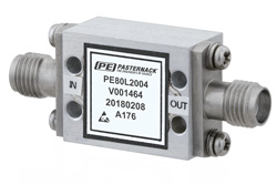 高功率限幅器，现场可更换 SMA，峰值功率 100W，恢复 15 us，平漏 18 dBm，8 GHz ~ 12 GHz