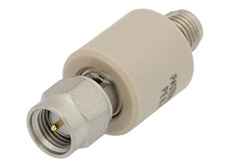 DC Block on Outer Conductor SMA Male to SMA Female Operating From 10 MHz to 18 GHz