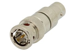 DC Block on Inner and Outer Conductor 75 Ohm BNC Male to BNC Female Operating From 100 MHz to 4 GHz