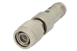 High Voltage DC Block on Inner Conductor 50 Ohm TNC Male to TNC Female Operating From 10 MHz to 18 GHz
