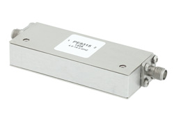 Isolator With 15 dB Isolation From 4 GHz to 18 GHz, 10 Watts And SMA Female