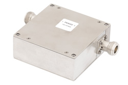 High Power Isolator With 20 dB Isolation From 135 MHz to 175 MHz, 150 Watts And N Female