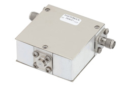 Isolator With 14 dB Isolation From 2 GHz to 6 GHz, 25 Watts And SMA Female