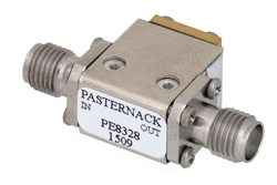 Isolator With 14 dB Isolation From 6 GHz to 18 GHz, 10 Watts And SMA Female