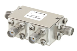 双节环行器，隔离度40 dB，11 GHz至18 GHz，5瓦，SMA母头